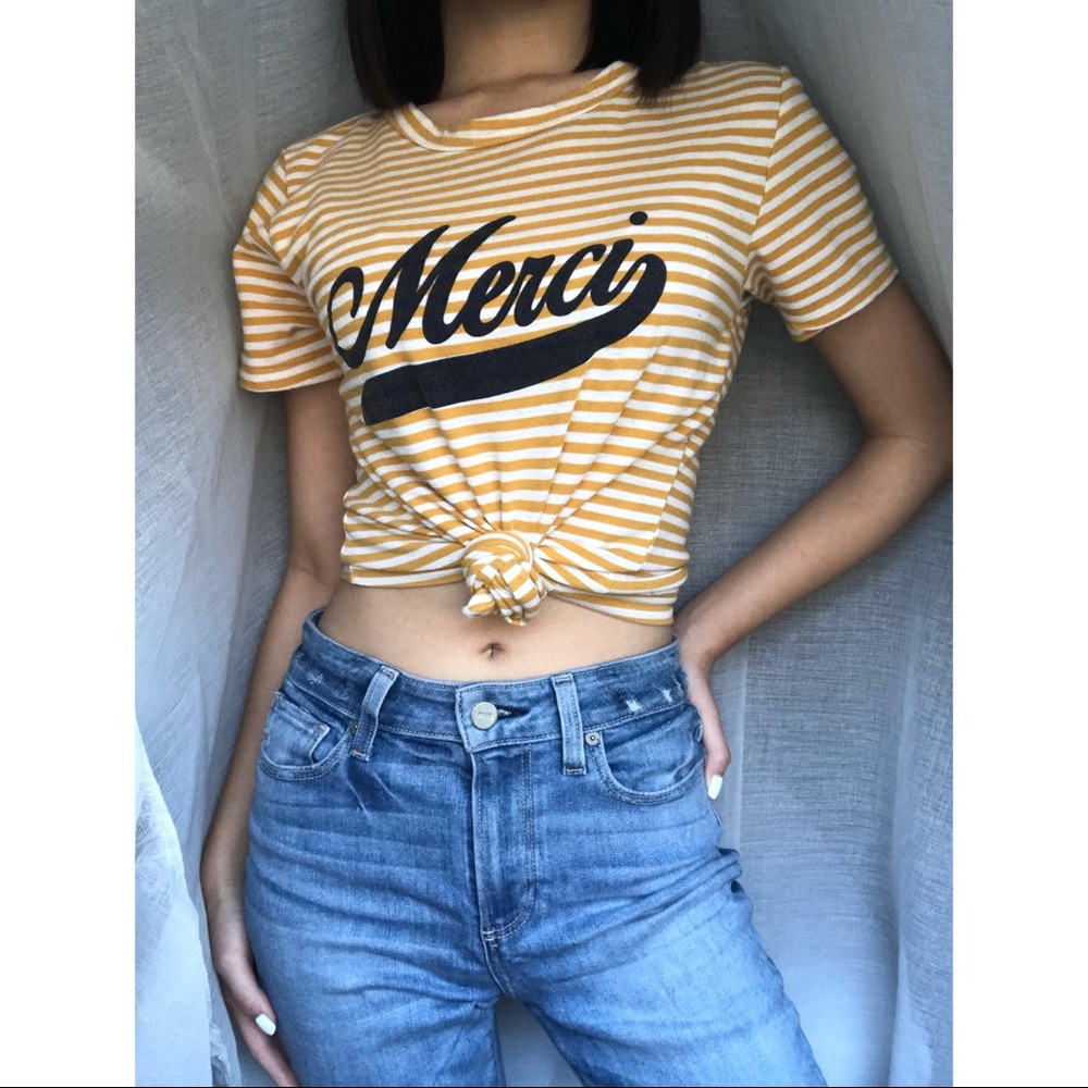 Truly Madly Deeply Striped French Tee